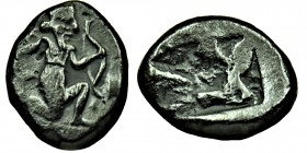 PERSIA, Achaemenid Empire. Time of Artaxerxes I to Xerxes II, circa 455-420 BC. 
Siglos Silver, Lydo-Milesian standard, Sardes or subsidiary mint. Per...