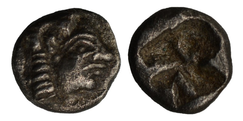 Greek, Ionia. Kolophon 530-500 BC. Obol AR, Condition: Very Good 0.5.2 gr. 7.5 m...