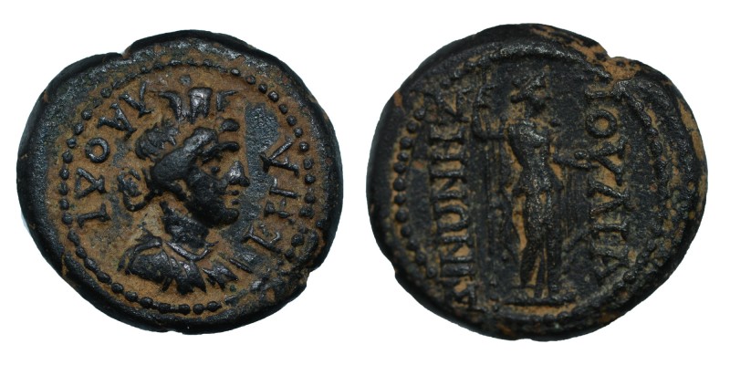 Phrygia. Laodikeia ad Lycum. Pseudo-autonomous issue AD 54-68. Bronze Æ, ΛAOΔIKΗ...