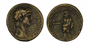 Phrygia . Aezanis. Claudius AD 41-54.
Bronze Æ, Claudius Hierax, magistrate. Laureate head right / Zeus standing left, holding eagle and scepter.
RPC ...