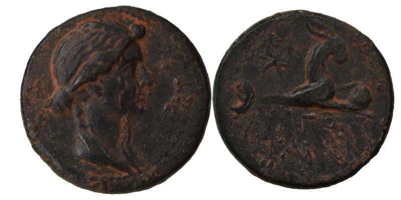 CILICIA. Augusta. Livia (Augusta, 14-29). 
Ae. Struck under Tiberius. Obv: Drape...