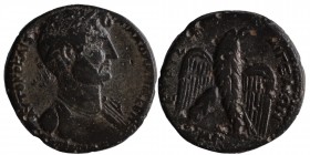 CILICIA. Hadrian (AD 117-138).AD. 
Laureate and cuirassed bust of Hadrian right / Eagle standing facing, wings open, head right, Condition: Very Good ...