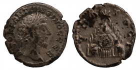 Cappadocia. Marcus Aurelius, AD 161-180.
Silver drachm. Condition: very, good 6,2 gr. 20.5 mm.