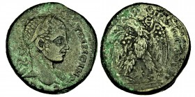 SYRIA, Seleucis and Pieria. Antioch. Elagabalus, 218-222. Tetradrachm (Billon) 219. AYT•K•M[•A•A]NTωNЄINOC•CЄB Laureate head of Elagabalus to right, w...