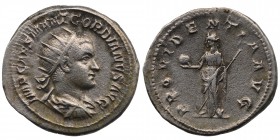 Gordian III, 238-244. Antoninianus (Silver) Rome, 238-239. IMP CAES M ANT GORDIANVS AVG Laureate, draped and cuirassed bust of Gordian III to right, s...