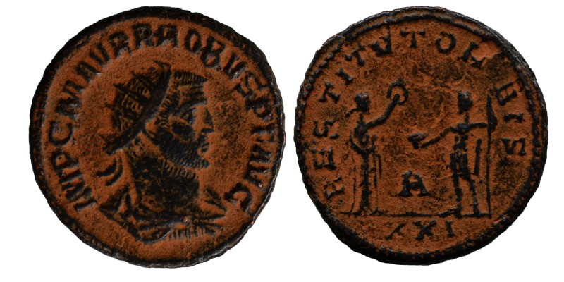 PROBUS (276-282). Antoninianus. Siscia. 
Obv: IMP C M AVR PROBVS P F AVG. Radiat...