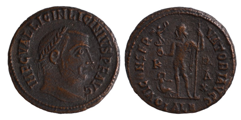 Licinius I Æ Nummus. Alexandria, AD 315-316. 
 IMP C VAL LICIN LICINIVS PF AVG, ...