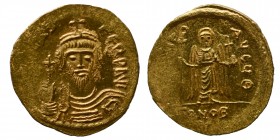 Byzantine Empire, Phocas 602-610, Solidus, Constantinople Bizancjum, Fokas 602-610, solidus, Konstantynopol Gold, Condition: Very Good 4.4 gr. 21 mm.