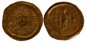 Justinian I. 527-565. Solidus 527/565, Constantinople, 8th Officine. Sear 140. Condition: Very Good 4.3 gr. 19.5 mm.