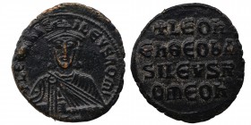 Byzantine Leo VI. Constantinople, 886-912 AD. AE follis Sear 1729. Condition: Very Good 8.1 gr. 25.5 mm.