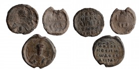 3 Byzantine seals, as seen