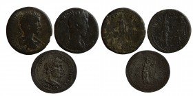 3 pieces of Roman Coins, as seen.