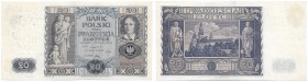 Zloty 1919-1938
II RP, 20 złotych 1936 BS 
 II RP, 20 złotych 1936 BS Emisyjny banknot, minus za ślady farby drukarskiej. Reference: Miłczak 76
Gra...
