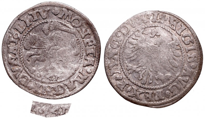 Collection of polish halfgroats
Sigismund II Augustus, Halfgroat 1545, Vilnius ...