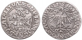 Collection of polish halfgroats
Sigismund II Augustus, Halfgroat 1551, Vilnius R 
 Sigismund II Augustus, Halfgroat 1551, Vilnius Ładny egzemplarz. ...