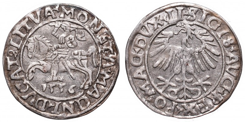 Collection of polish halfgroats
Sigismund II Augustus, Halfgroat 1556, Vilnius ...