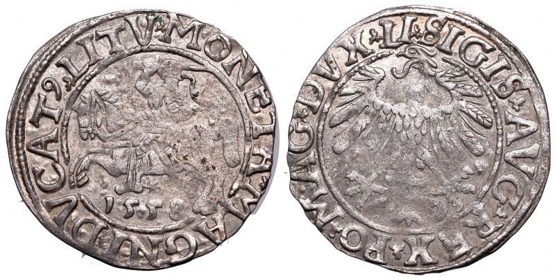 Collection of polish halfgroats
Sigismund II Augustus, Halfgroat 1558, Vilnius ...