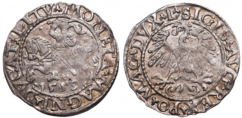 Collection of polish halfgroats
Sigismund II Augustus, Halfgroat 1559, Vilnius ...