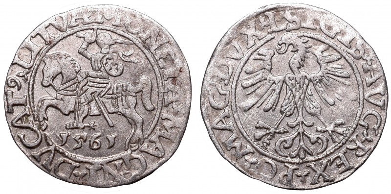 Collection of polish halfgroats
Sigismund II Augustus, Halfgroat 1561, Vilnius ...