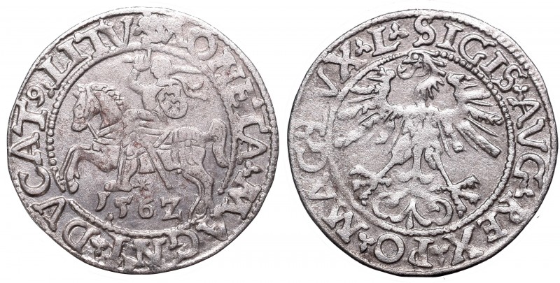 Collection of polish halfgroats
Sigismund II Augustus, Halfgroat 1562, Vilnius ...