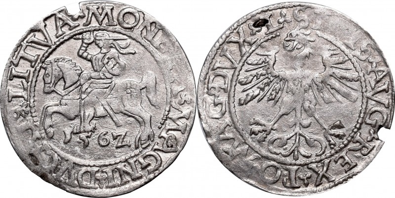Collection of polish halfgroats
Sigismund II Augustus, Halfgroat 1562, Vilnius ...