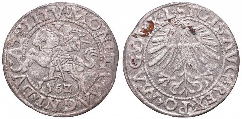 Collection of polish halfgroats
Sigismund II Augustus, Halfgroat 1562, Vilnius ...