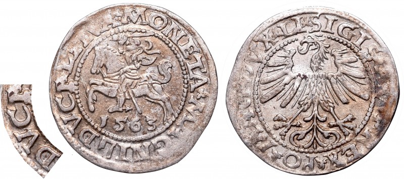 Collection of polish halfgroats
Sigismund II Augustus, Halfgroat 1563, Vilnius ...