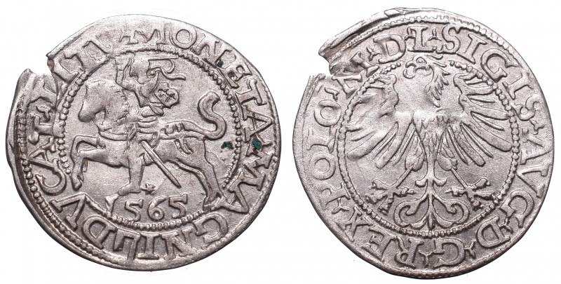 Collection of polish halfgroats
Sigismund II Augustus, Halfgroat 1565, Vilnius ...