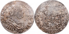 Collection of John III Sobieski coins
John III Sobieski, 18 groschen 1677, Bromberg R3 
 John III Sobieski, 18 groschen 1677, Bromberg Bardzo rzadki...