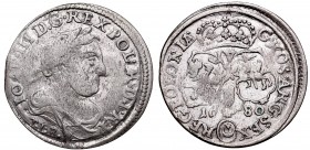 Collection of John III Sobieski coins
John III Sobieski, 6 groschen 1680, Bromberg R2 
 John III Sobieski, 6 groschen 1680, Bromberg Ładny egzemplar...
