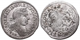 Collection of John III Sobieski coins
John III Sobieski, 6 groschen 1680, Bromberg 
 John III Sobieski, 6 groschen 1680, Bromberg Ładny egzemplarz.&...