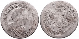 Collection of John III Sobieski coins
John III Sobieski, 6 groschen 1680, Bromberg 
 John III Sobieski, 6 groschen 1680, Bromberg Ładny egzemplarz.&...