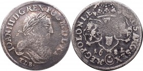 Collection of John III Sobieski coins
John III Sobieski, 6 groschen 1681, Bromberg 
 John III Sobieski, 6 groschen 1681, Bromberg Ładny egzemplarz w...