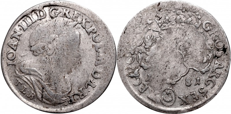Collection of John III Sobieski coins
John III Sobieski, 6 groschen 1681, Bromb...