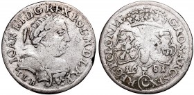 Collection of John III Sobieski coins
John III Sobieski, 6 groschen 1681, Cracow R/R2 
 John III Sobieski, 6 groschen 1681, Cracow Naturalny, obiego...