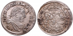 Collection of John III Sobieski coins
John III Sobieski, 6 groschen 1682, Bromberg 
 John III Sobieski, 6 groschen 1682, Bromberg Ładny egzemplarz. ...