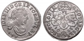 Collection of John III Sobieski coins
John III Sobieski, 6 groschen 1683, Bromberg 
 John III Sobieski, 6 groschen 1683, Bromberg Bardzo ładny egzem...