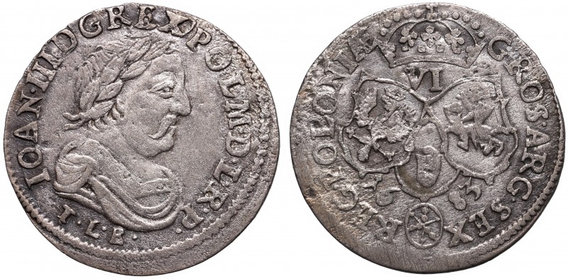Collection of John III Sobieski coins
John III Sobieski, 6 groschen 1683, Bromb...