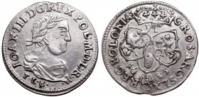 Collection of John III Sobieski coins
John III Sobieski, 6 groschen 1683, Bromberg 
 John III Sobieski, 6 groschen 1683, Bromberg Ładny egzemplarz. ...