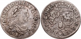 Collection of John III Sobieski coins
John III Sobieski, 6 groschen 1683, Bromberg 
 John III Sobieski, 6 groschen 1683, Bromberg Bardzo ładny detal...