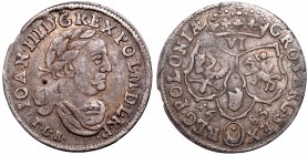 Collection of John III Sobieski coins
John III Sobieski, 6 groschen 1683, Bromberg 
 John III Sobieski, 6 groschen 1683, Bromberg Bardzo ładny egzem...