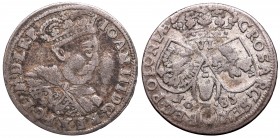 Collection of John III Sobieski coins
John III Sobieski, 6 groschen 1683, Cracow 
 John III Sobieski, 6 groschen 1683, Cracow Ładny egzemplarz. Paty...