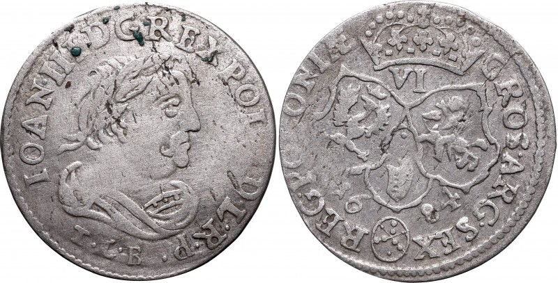 Collection of John III Sobieski coins
John III Sobieski, 6 groschen 1684, Bromb...