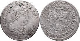 Collection of John III Sobieski coins
John III Sobieski, 6 groschen 1684, Bromberg 
 John III Sobieski, 6 groschen 1684, Bromberg Ładny, dość dobrze...