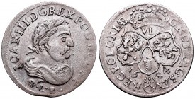Collection of John III Sobieski coins
John III Sobieski, 6 groschen 1684, Bromberg 
 John III Sobieski, 6 groschen 1684, Bromberg Ładny, dobrze wybi...