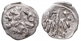 Śląsk
Schlesien, County of Klodzko, Georg of Podiebrad, Heller R5 
 Schlesien, County of Klodzko, Georg of Podiebrad, Heller Okołomenniczy egzemplar...