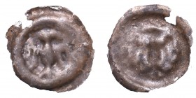 Śląsk
Schlesien(?), Bracteat eagle 
 Schlesien(?), Bracteat eagle Ładny egzemplarz ciekawszy typologicznie. Ubytek kołnierza. Patyna, nalot. Awers: ...