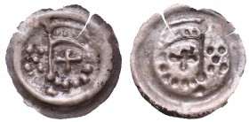 Zakon Krzyżacki
Teutonic Order, Bracteat 
 Teutonic Order, Bracteat Ładny egzemplarz charakterystycznej emisji. Odmiana z pięcioma kulami w polu. Dr...