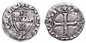 Zakon Krzyżacki
Teutonic Order, Vinrych von Knirpode, 1/4 groschen 
 Teutonic Order, Vinrych von Knirpode, 1/4 groschen Naturalny egzemplarz. Patyna...