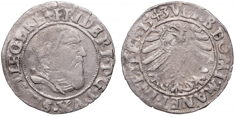 Silesia
Schlesien, Liegnitz-Brieg-Wolau duchy, Friedrich, Groschen 1543, Liegni...